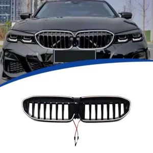 For BMW Series 3 19 22 G20 1 Line Grille with LED Light