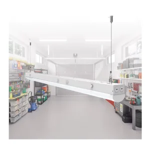 For ETL Certified 600mm Batten Linear Lights Emergency Vapor LED Strip Fixture with PC Lamp Body