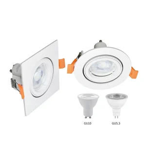 Foreign Trade Screw Dustproof MR16 GU10 Canopy Light Fixture Commercial Clothing Store Recessed Ceiling Light