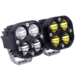 Four Leaf Clover Motorcycle & Electric Car LED Spotlight Waterproof 4 Leaf Clover Modified Headlight