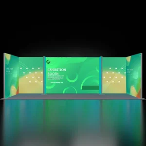 Frameless Aluminum Seg Exhibition Light Box Display Booth Portable Modular Trade Show Booth Stand Advertising Light Boxes