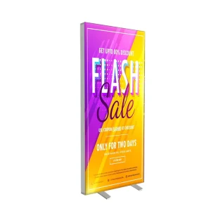 Frameless Fabric Cover Folding Trade Show Display LED SEG Light Box Frame Modular Stand LED Light Box for Advertising Trade Show