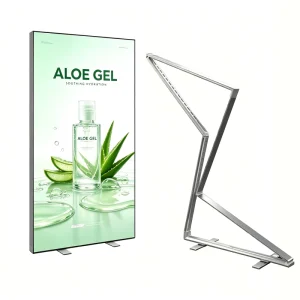 Frameless Foldable SEG Light Box with Seamless Backlit Fabric Wrinkle Free High Definition Display for Exhibition and Trade Show