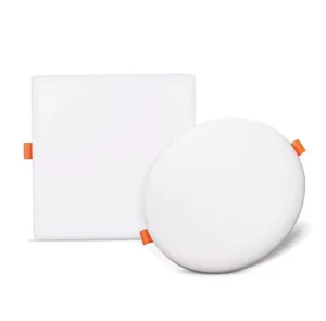Frameless Led Panel Light Recessed Ceiling Downlight Square Round No Flickering 9w 18w 24w 36w for Shop Bedroom Kitchen Market