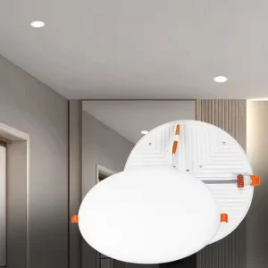 Frameless Round Square Adjustable Recessed LED Panel Light Ceiling Downlight 9W 18W 24W 36W