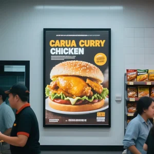 Free Design Magnetic Display Light Box Sign Ultra Thin Aluminum Frame Acrylic Wall Mounted Led A1 A2 A3 A4 Size