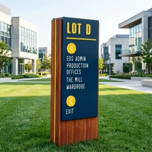 Free Standing High Quality Aluminum LED Waterproof Pylon Sign with 10000 Lumens Advertising Light Box for Gas Station