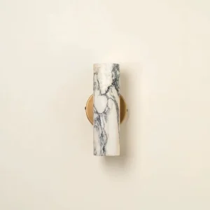 French Luxury Natural Marble Wall Lamp for Entrance Living Room Bedroom Corridor and Background Wall