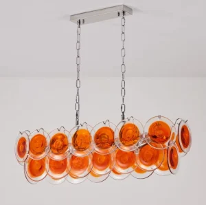 French style Pendant Light Modern Stylish Stained Glass Decoration for B&B and Guesthouse Bedrooms Murano Crystal Chandelier