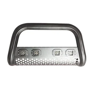 Front Bumper Bar Grille Guard LED Lights Anti-Corrosion Hilux Revo Vigo D-MAX 2015+ Bull Bar Bolt-On Universal