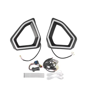 Front LED Accent Grill Light with Turn signal Light for Polaris RANGER 1500 XD
