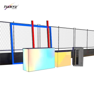 Front LED Screen for Display at Trade Show Barber Shop Reception Desk Exhibition Stand Backdrop