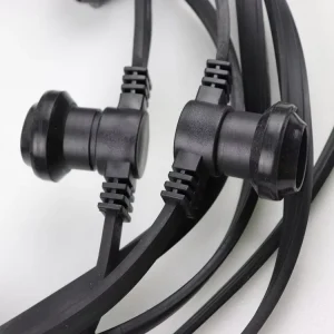 Frost Resistant Heavy Duty Rubber Cable Festoon Lights IP65 Outdoor Connectable String Lighting for European Winter Garden