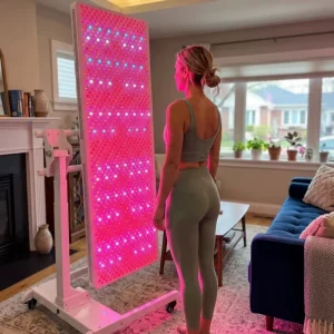 Full Body Standing Red Light Therapy Panel 660/850nm 6000W LED Pain Relief 7-Channel Single Chip