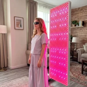 Full Body Standing Red Light Therapy Panel LED 630/660/810/850nm High Power Touch Screen Remote Control Device