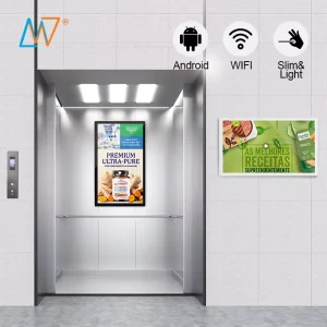 Full HD 1080P 22 Inch Ads Monitor Digital Signage Elevator LCD Advertising Machine Display Screen