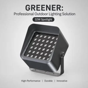 GREENER DMX512 LED Wall Washer IP65 Waterproof Warm White White Facade Lighting Outdoor Architectural Decoration Projector