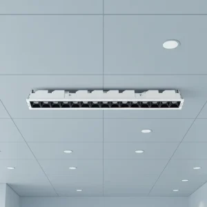 GS Certified Aluminum Multi-Head COB LED Track Spotlight 15W 220V Anti-Glare IP54 Neutral White High CRI90 Recessed Indoor