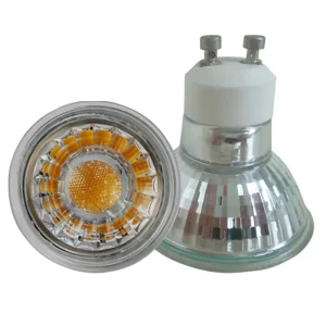 GU10 LED Spotlight 5W Non Dimmable 2700K Soft Warm White Glass Recessed Mount Modern Anti Glare Home Office Use CE Certified