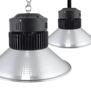Garage High Bay 220V 50W 100W 150W 200W Indoor Factory Lighting Distributor LED High Bay Lights
