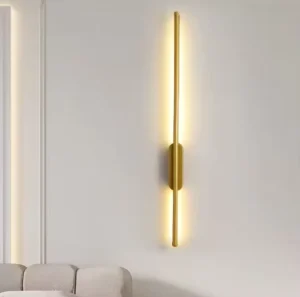 Garden Linear Long Strip Wall Light LED Wall Lamp Modern Hotel Villa Waterproof 110V 220V Black Minimalist Living Room