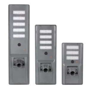 Garden Street Light Solar Power All in One Integrated Dusk to Dawn Parking Lot Lamp Outdoor LED Solar Light