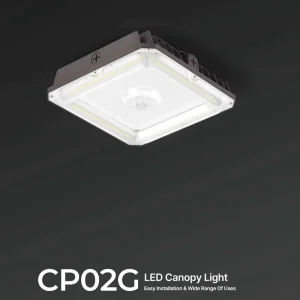 Gas Station Canopy Lights 40 75W 3000K 4000K 5000K Adjustable LED Light Suitable for Gas Stations and Living Rooms