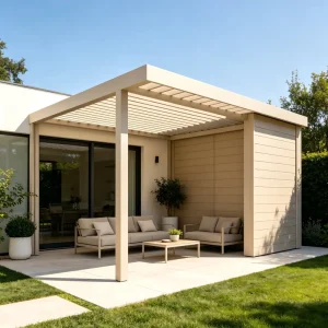 Gazebos Outdoor Motorized Louvre Pergola Factory Garden Building Sun Shade Canopy Electric Louvered Pergola