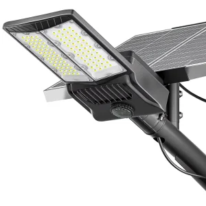 Gefolly SL 10000W Solar LED Aluminum Street Light Outdoor 600000LM Commercial Parking Lot IP67 Waterproof 6500K Remote Flood