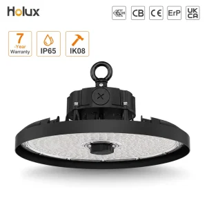 Germany Warehouse 7 Year Warranty 200 lm Per W 5050 PC Lens IP65 IK08 100W 120W 150W 4000K LED High Bay Light