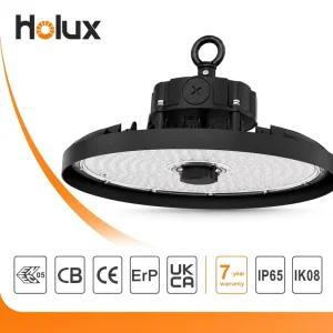 Germany Warehouse 7 Year Warranty 5000K 200 lm Per W 5050 PC Lens IP65 IK08 100W 120W 150W Factory UFO LED High Bay Light