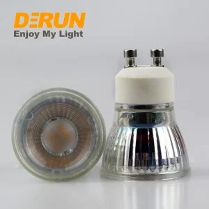 Glass Body Mini Spot Light MR11 GU10 Lamp Base COB LED Chips 230V 3W COB Spotlights LED MR11