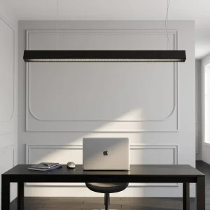 Good Seller Pendant Installation IP20 PC 48W 100 265V Suspended Smart Linear Office Light
