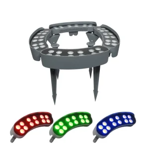 Gouly Hight Quality Professional IP65 RGBW LED Palm Tree Light Adjustable Ring Up Lighting For Garden With App Control