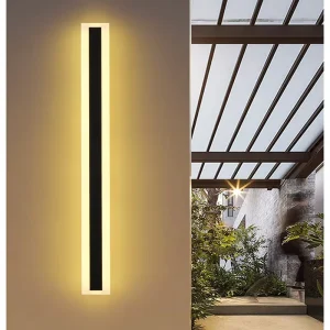 Gouly Rgbww Linear Aluminum Wall Light Outdoor Waterproof LED Wall Light with Smart App Control