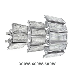 Grey LED Floodlight IP67 Waterproof High Lumen Stadium Light for Football Field Sports Court Warehouse Outdoor Lighting