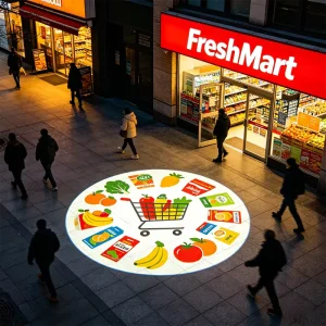 HD LED Gobo Advertising Light for Custom Branding Display and Chain Store Outdoors
