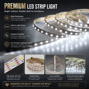 HD107S Addressable Pixel LED Strip Light DC5V 60 LEDs/m RGB Digital LED Tape Light