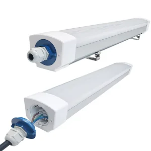 HONLIGHT TM High Lumen 20W 80W Waterproof Batten LED Industrial Tri Proof Light Vapor Tight Fixture Ra90 5 Year Warranty