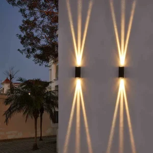 Hagood 6W 18W Hot Selling Wall Mounted Beautiful Waterproof Outdoor Wall Lights for Garden House IP65 Waterproof Wall Light