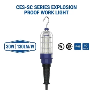 Handheld Lighting for Hazardous Location Aluminum Hand Temporary Work Light for Portable Explosion Proof Light
