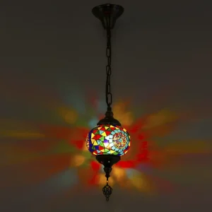 Handmade Turkish Style Mosaic Chandelier Pendant Light