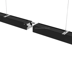 Hanging Pendant Light Linkable Ceiling Office Pendant Linear LED Batten Light