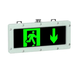 Hazardous Area Lights IP65 Emergency LED Explosion Proof Exit Sign Lamps 6000K Daylight Alert