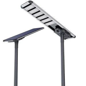 Heavy Duty All in One Mono LiFePO4 3030 LED 150W Aluminum Housing Motion Detection Solar Street Light for Industrial