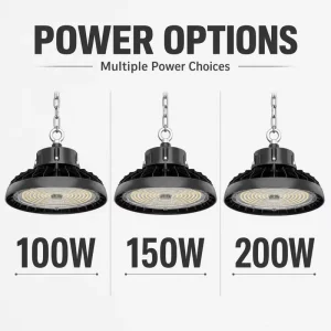 Heavy Duty Aluminum Fast Thermal Management UFO High Bay Light Hook Mounting for Exhibition Center