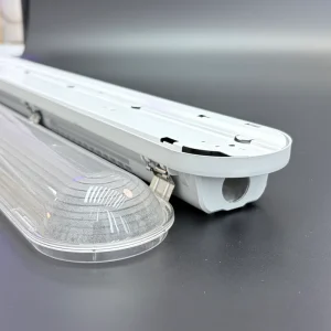 Heavy Duty Double LED Tri proof Batten Housing 1.2m IP65 Impact Resistant PC Shell for Industrial Plant Warehouse