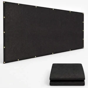Heavy Duty HDPE Privacy Fence Screen Mesh 90% UV Resistant Windproof Fence Cover for Construction Scaffolding Temporary Fence