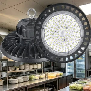 Heavy Duty LED UFO High Bay Light Industrial Pendant Lamp with Excellent Cooling System for Indoor Commercial Lighting