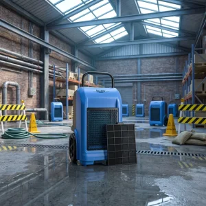 Heavy Duty Roto Molded 70L Industrial Electronic Dehumidifier with for Factory & Flood Restoration